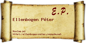 Ellenbogen Péter névjegykártya