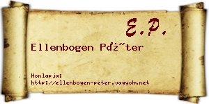 Ellenbogen Péter névjegykártya